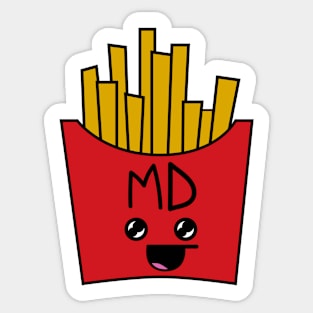 Mattdonald's Fries Sticker